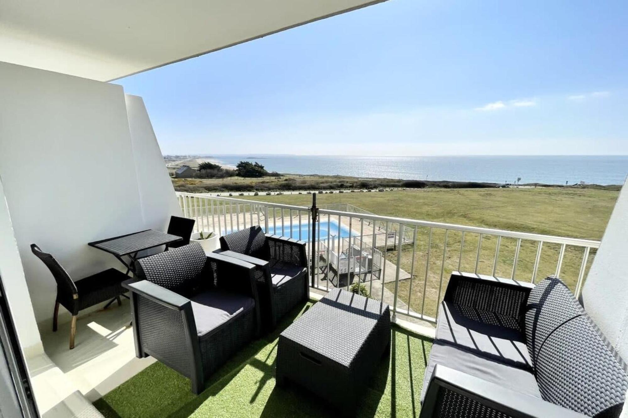 Magnifique T2 Archi Cosy Vue 180 Piscine Apartment Guidel